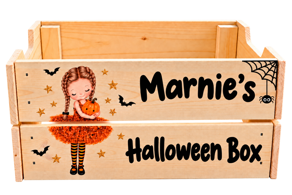 ✨ 🎃PERSONALISED HALLOWEEN CRATE🎃✨